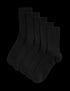 5pk of Ribbed School Socks